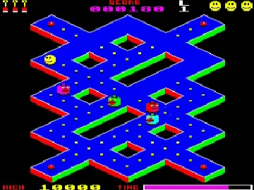 3D Munchy (1985)(Blue Ribbon) screen shot game playing